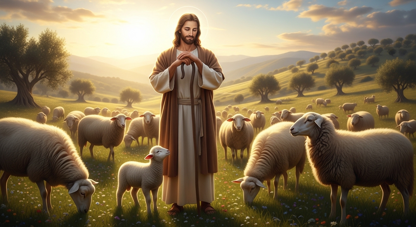 The Good Shepherd - Jesus Knows I Jesus Protects I Jesus Provides For His Sheep 1 Image fx 21