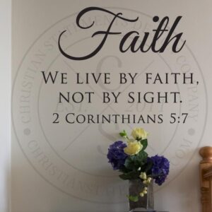 live by faith not by sight