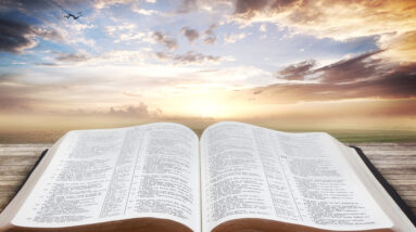 open bible with beautiful sunset rmXx3Wyfe0 1