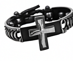 willis judd mens christian jesus crucifix cross black carbon fiber titanium magnetic bracelet adjustable review