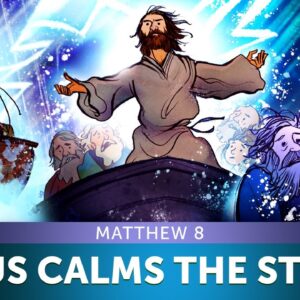 Jesus Calms the Storm - Matthew 8 | Sunday School Lesson and Bible Story for Kids | Sharefaithkids