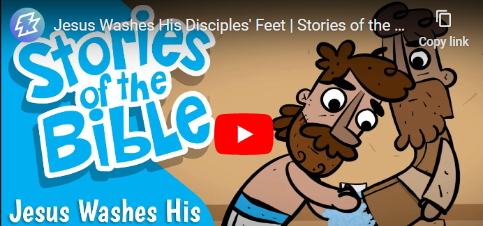 Jesus washed His disciples feet