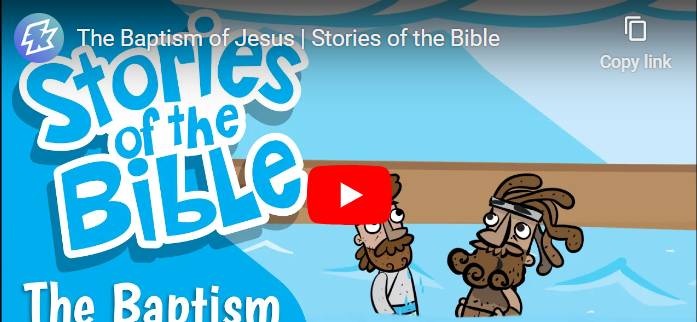 The baptism of Jesus 1