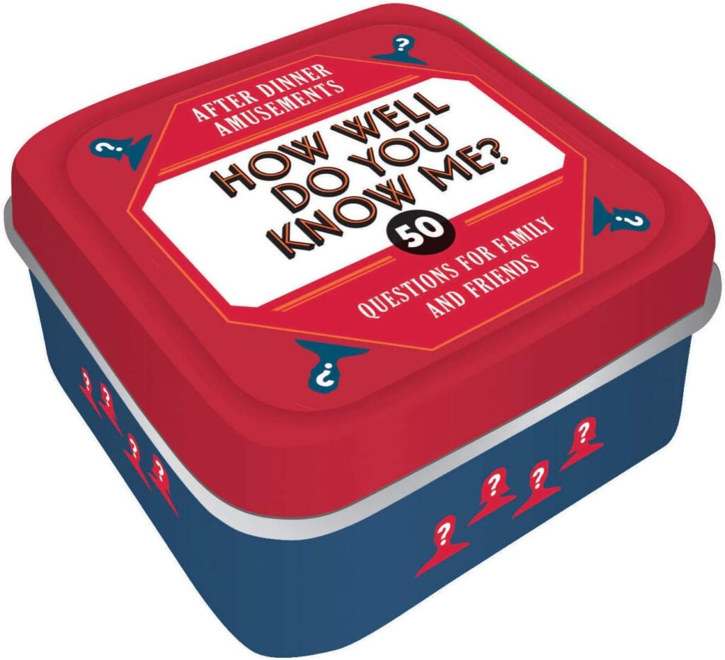 after dinner amusements how well do you know me review