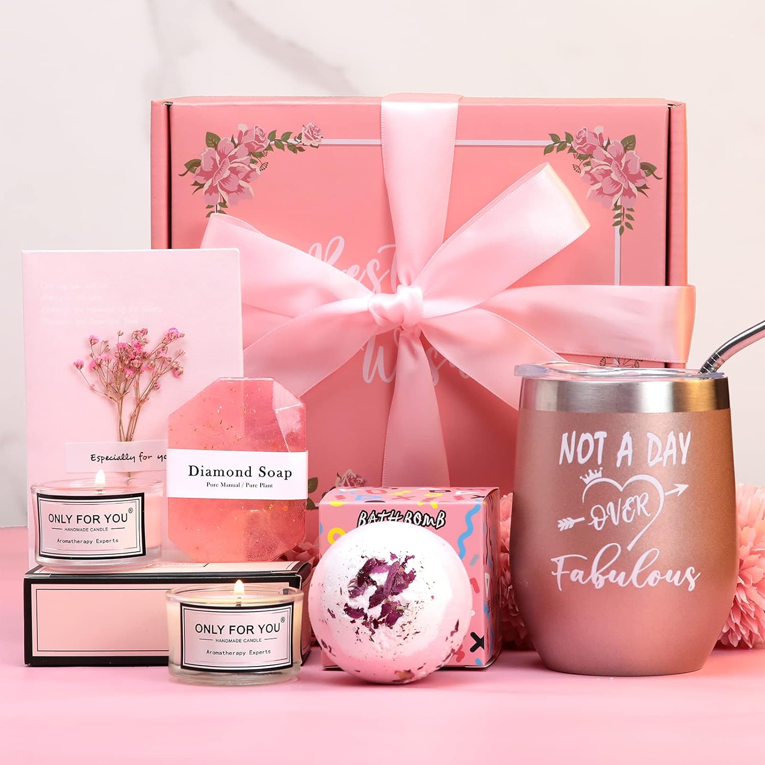 Birthday Gifts For Women, Gift Box Baskets For Women Her Best Friend Sister Wife Daughter Mom Granma, Self Care Gifts For Women, 40th 50th 60th Mothers Day Gifts Anniversary Giftss For Her Cadeau Femme Christmas Gifts