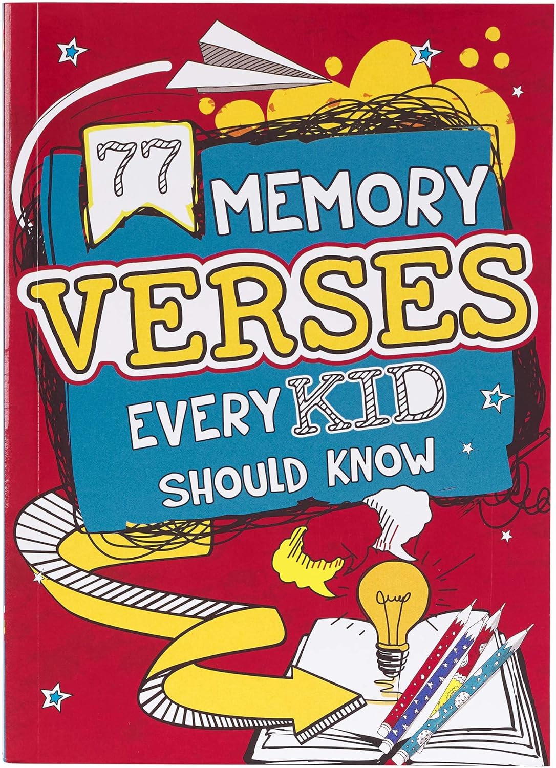 Book Softcover 77 Memory Verses Every Kid Should Know