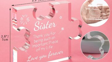 funnli sister gifts from sister acrylic puzzle plaque review