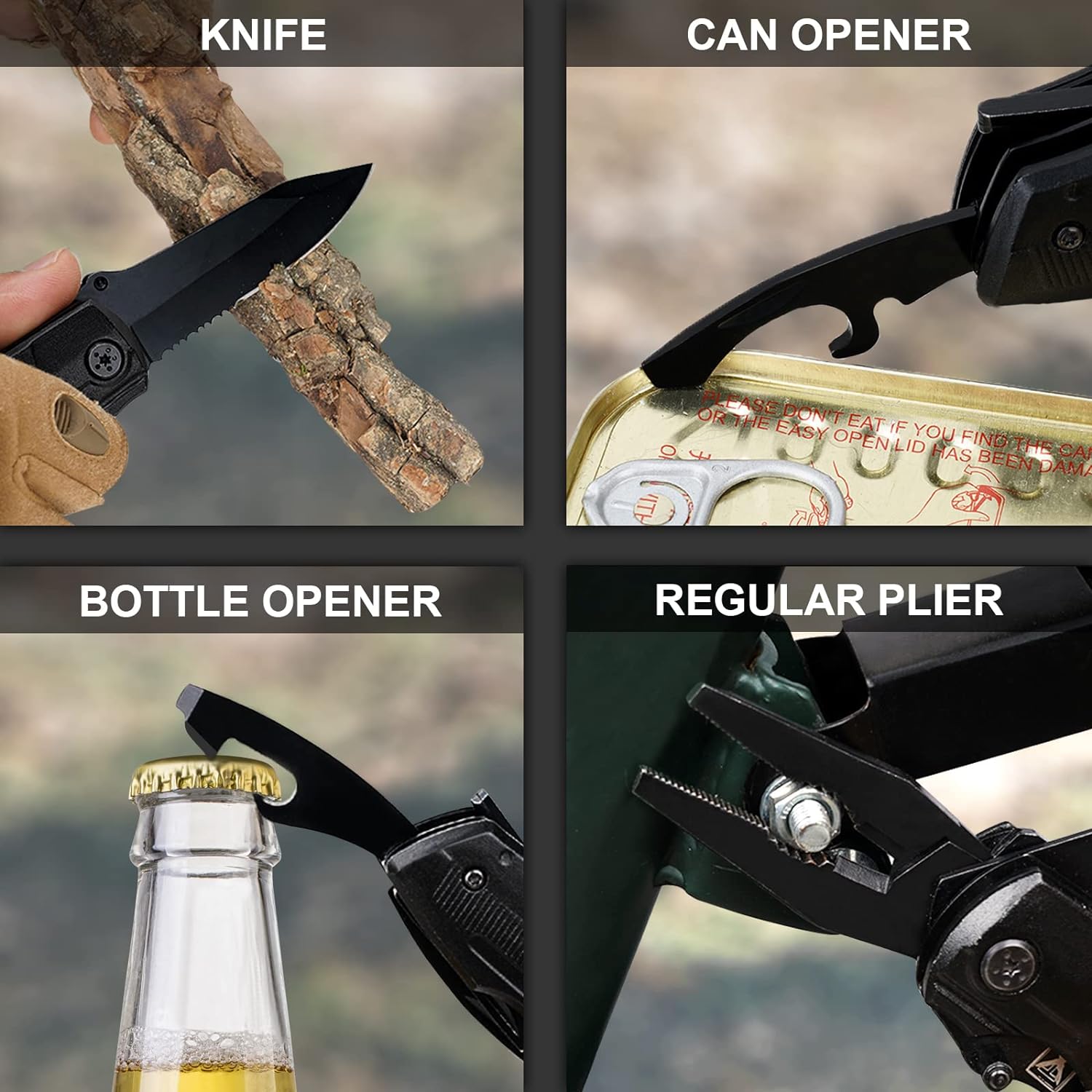 Gifts for Men Dad, Men Stocking Stuffers, Christmas Birthday Gifts, Pocket Knife Multitool, Best DAD Ever Cool Folding Knife, Unique Outdoor Camping Hiking Fishing Tools Gift Ideas