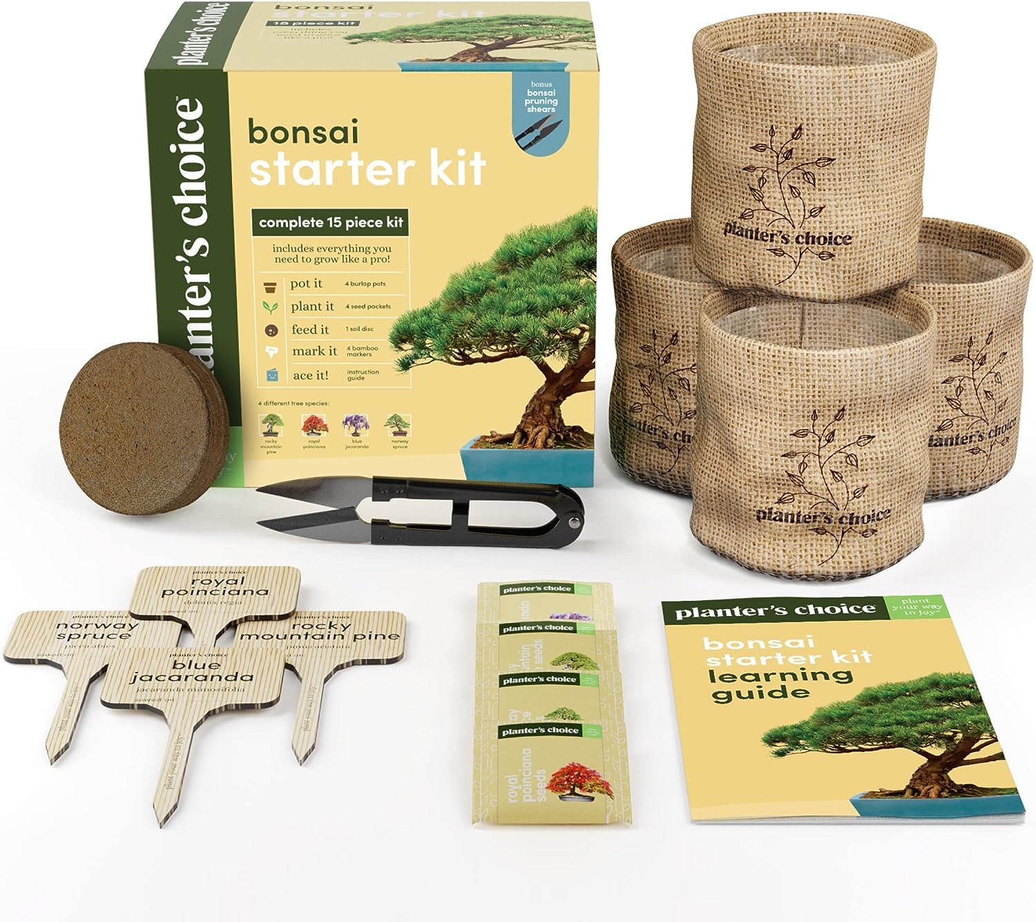 New Bonsai Starter Kit - Gardening Gifts for Women  Men - Unique DIY Hobbies, Crafts Hobby Kits for Adults - Unusual Christmas Gift Ideas for Garden Plant Lovers, or Gardener Mother (Bonsai)