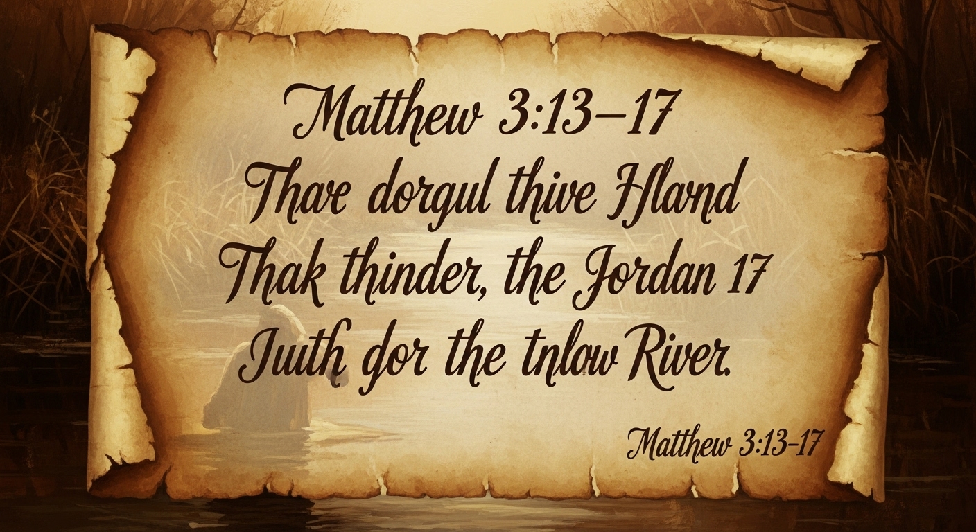 The Baptism of Jesus