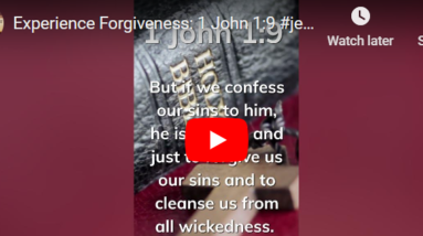 Promises Of Forgiveness And Redemption: 1 John 1:9 20 forgiveness