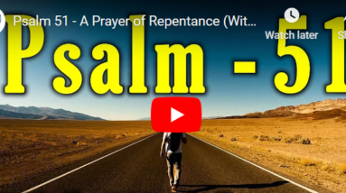 Prayers Of Repentance: Psalm 51:10 2 p3