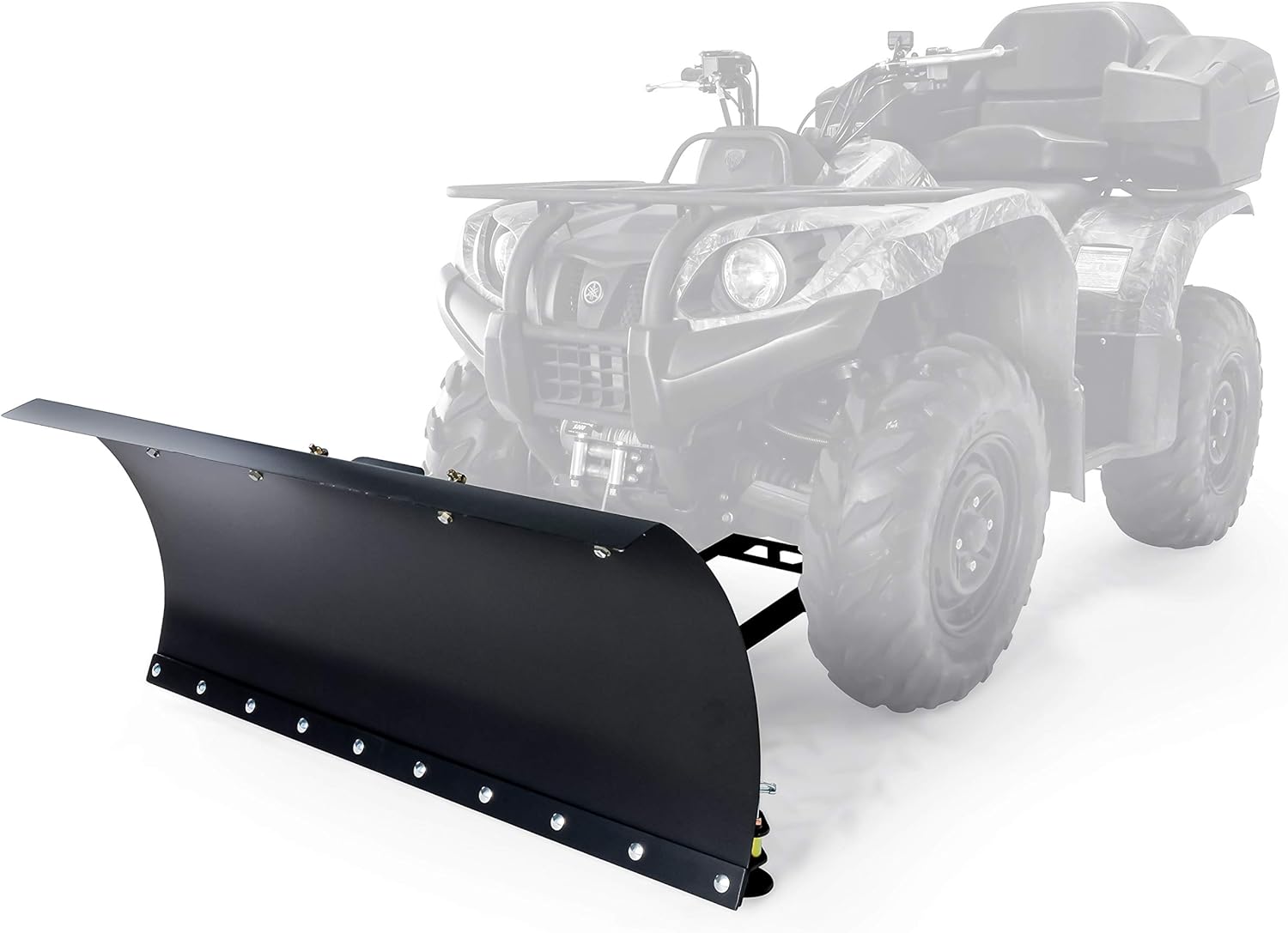Black Boar Camco ATV Snow Plow Kit | Features a 48-inch Adjustable Straight Blade and Adjustable Tension Safety Trip Springs (66016)