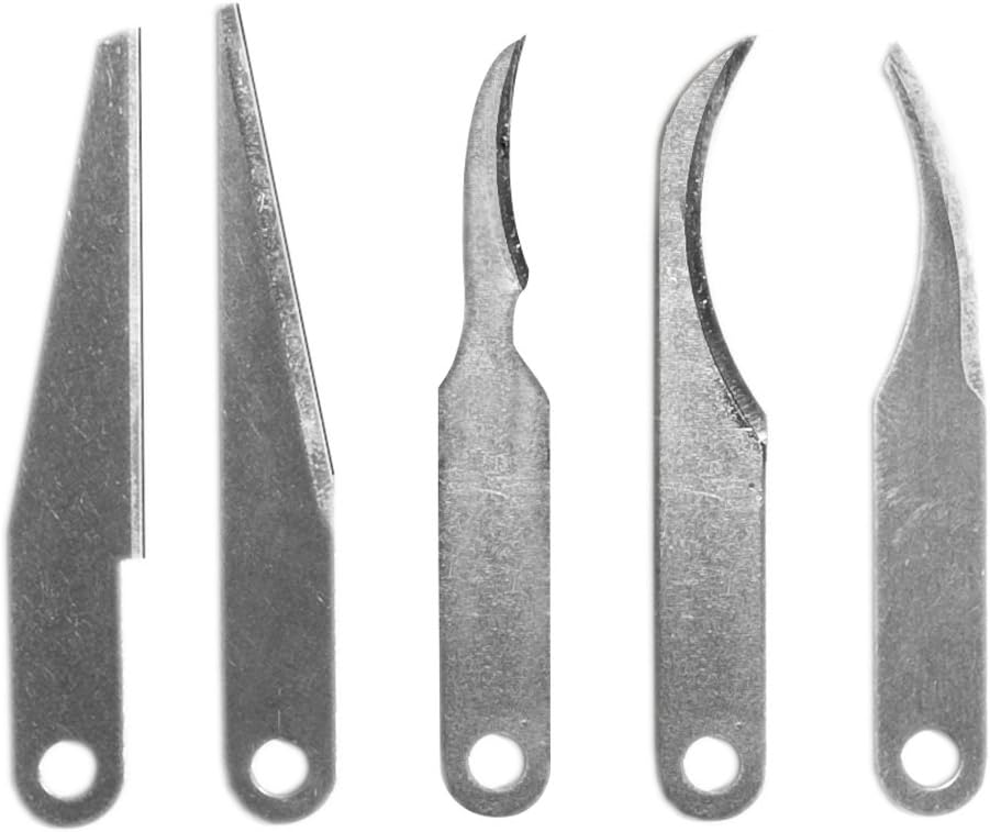 Excel 5-Piece Assorted Carving Blades