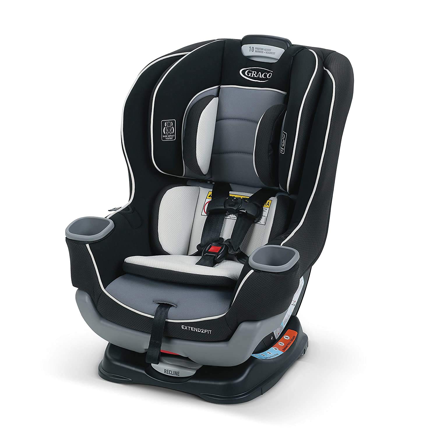 Graco Extend2Fit 3-in-1 Car Seat (Extend2Fit, Gotham)