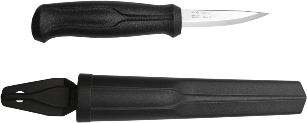 morakniv woodcarving basic sandvik stainless steel wood carving knife with sheath review