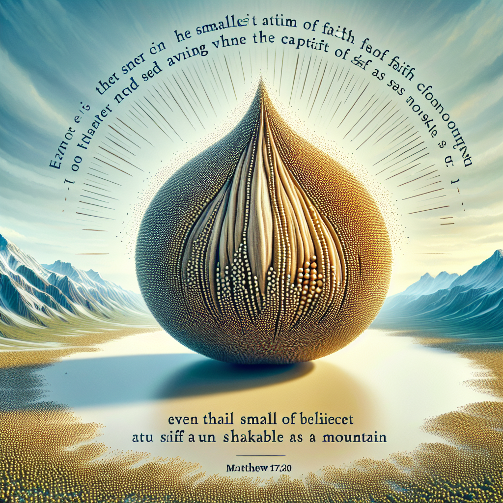 praying with faith like a mustard seed matthew 1720