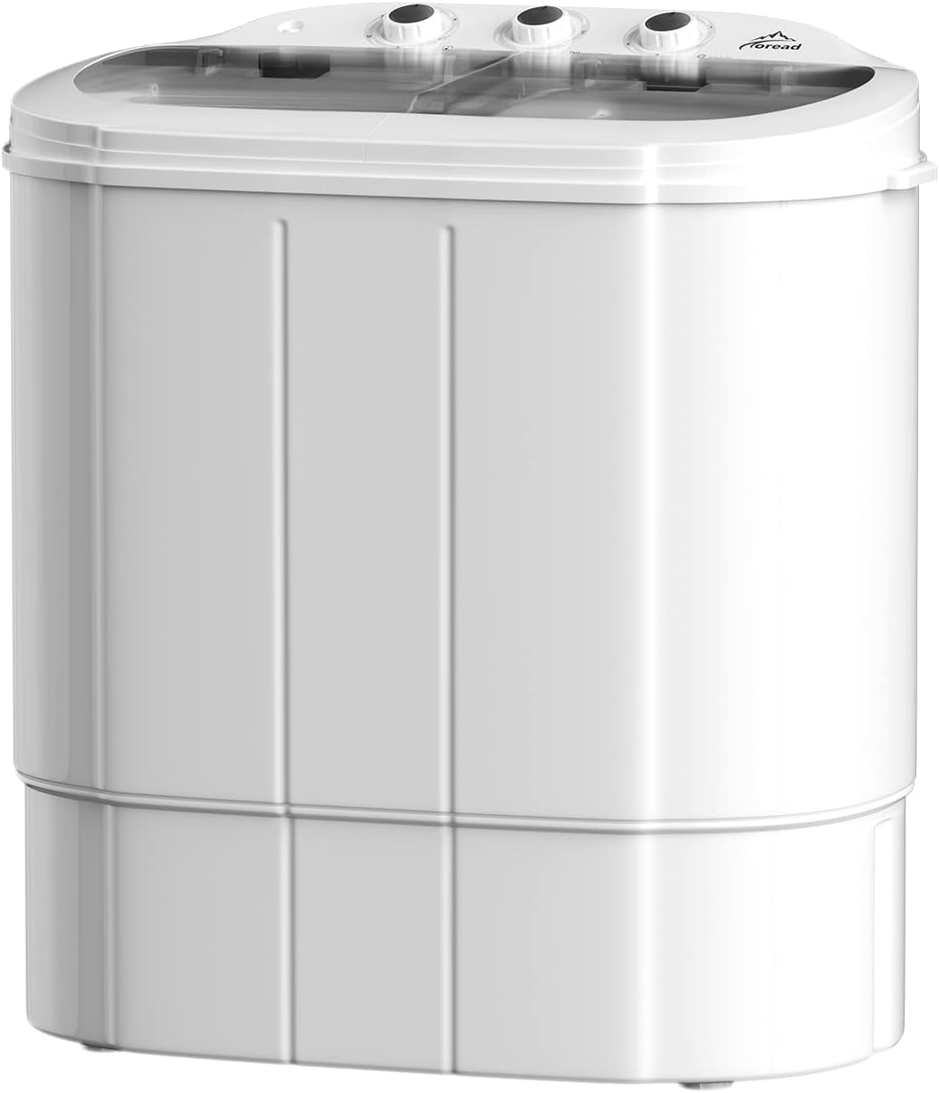 TOREAD Portable Small Washing Machine, 13.5Lbs Mini Compact Washer and Dryer Combo, 2 in 1 Apartment Washers with Twin Tub for Laundry, Dorms, College, RV, Camping