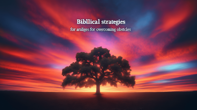 biblical strategies for overcoming challenges
