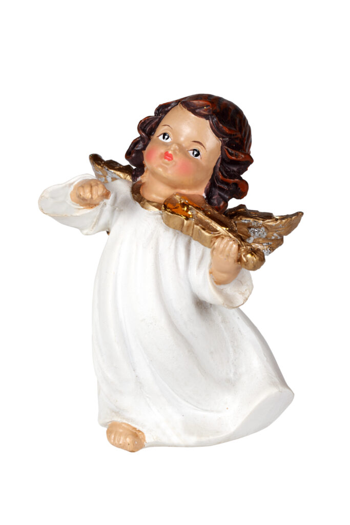 christmas angel figurine as musicians zJGsRZo