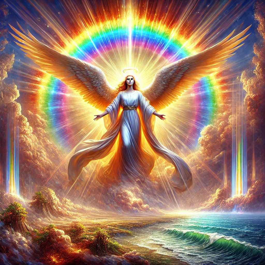 The Angel And The Rainbow: A Covenant Of Hope In Judgment — Revelation 10:1 2 angel and rainbow