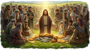 The Crowd Feeding The 5,000 - Matthew 14:13-21 2 5000 1