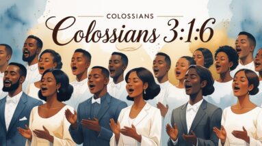 Phoenix 10 Artistic scripture illustration showing Colossians 3