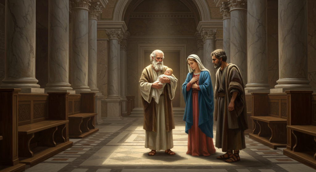 Simeon's Prophetic Encounter in the Temple 2 Simeon1