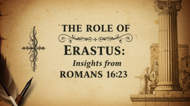 The Role of Erastus: Insights from Romans 16:23 14 erastus1