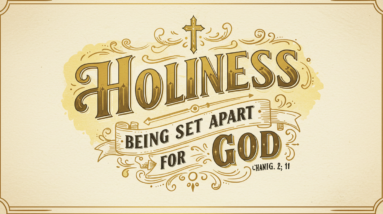 Holiness: Being Set Apart For God - 1 Peter 1:15-16; Leviticus 20:7-8 24 holiness