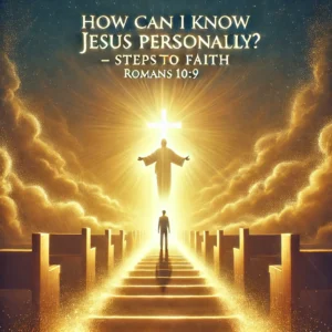 How can I know Jesus