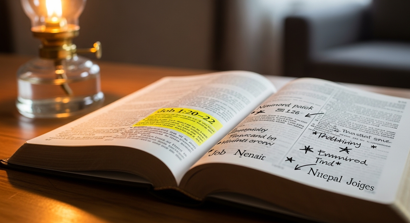 Job’s Prayer Of Surrender – Job 1:20–22 2 Job's Prayer of Surrender