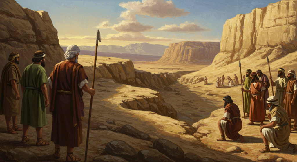 The Israelites Crossing1