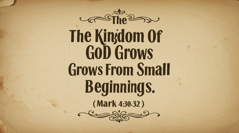 The Kingdom of God 1