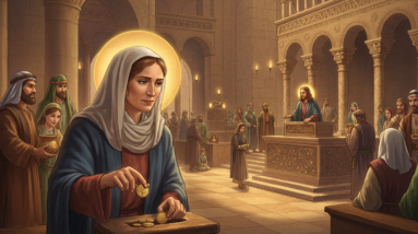 The Widow’s Offering – Sacrificial Giving From The Heart (Mark 12:41-44) 9 widows offering 1