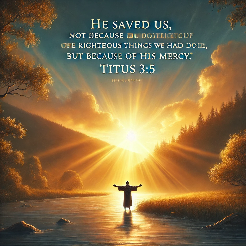 Titus 3:5 - Powerful Bible Verses For Strength