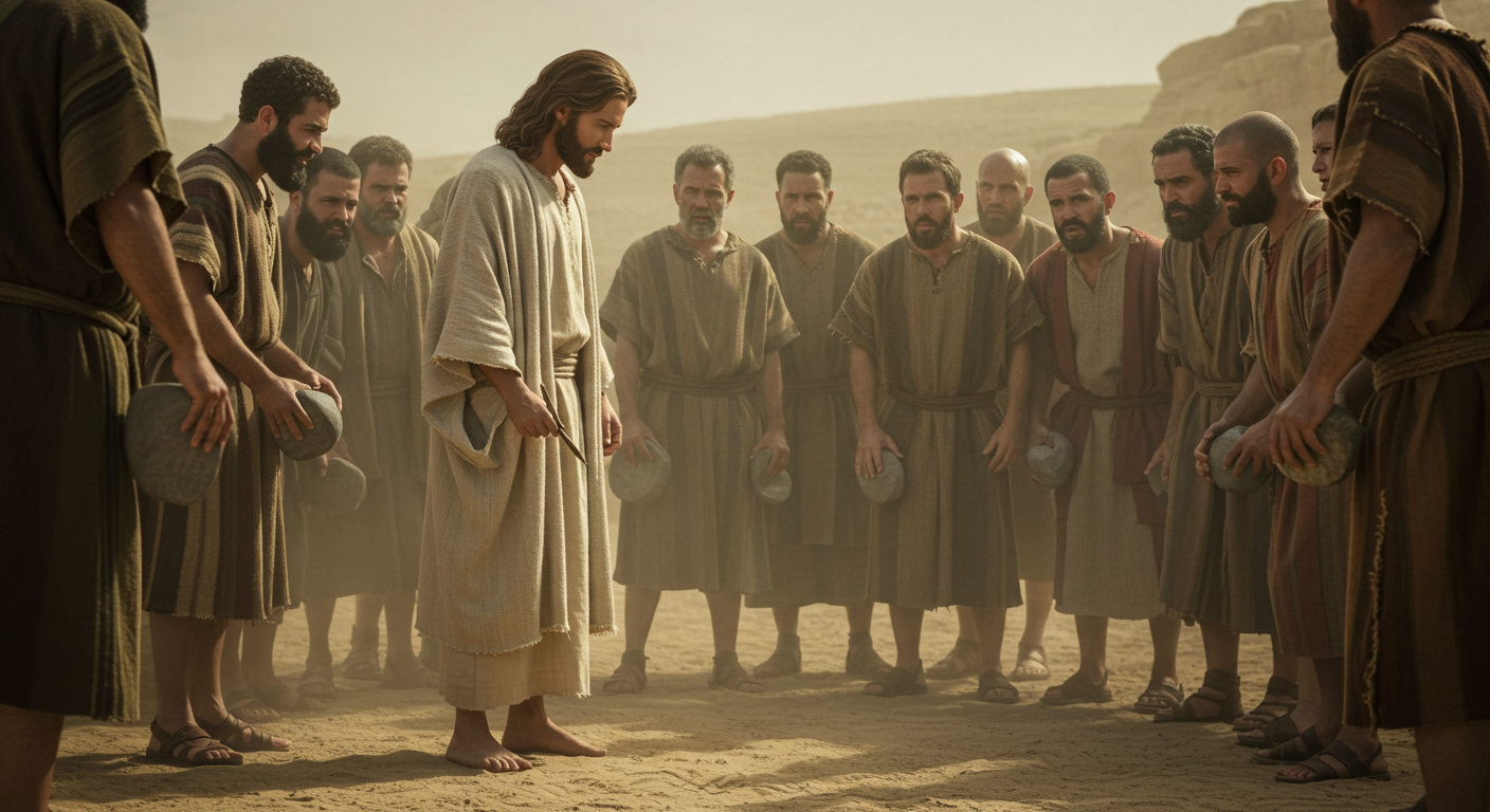 John 8:7 - Reflect On Judgment, Empathy, And Forgiveness 1 John 8:7 (NIV):"When they kept on questioning him, he straightened up and said to them, 'Let any one of you who is without sin be the first to throw a stone at her.'"