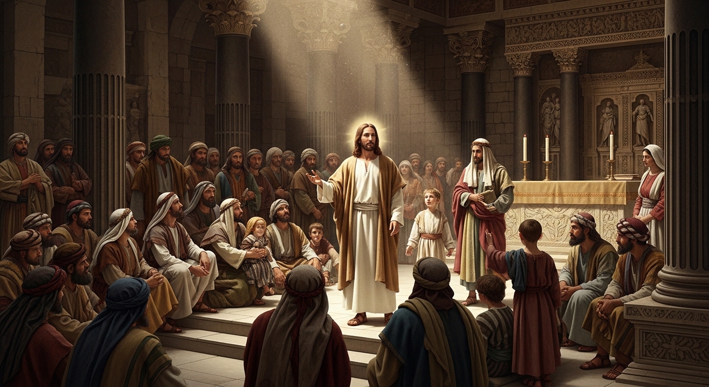 Holy Tuesday (Jesus Teaches In The Temple – Matthew 21–23) 1 Image fx 16 3
