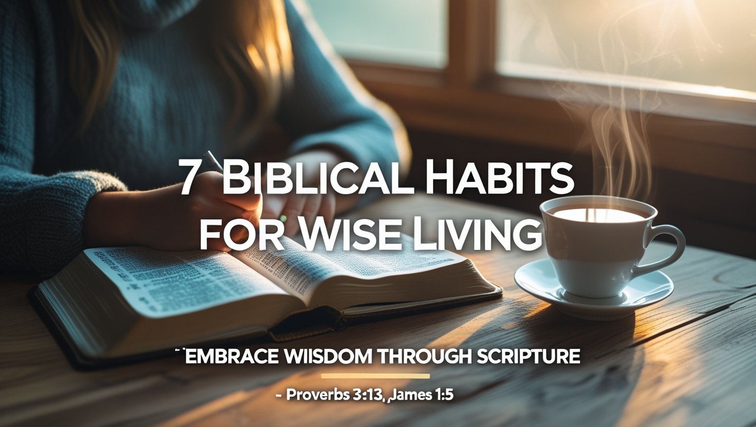 7 Biblical Habits For Wise Living