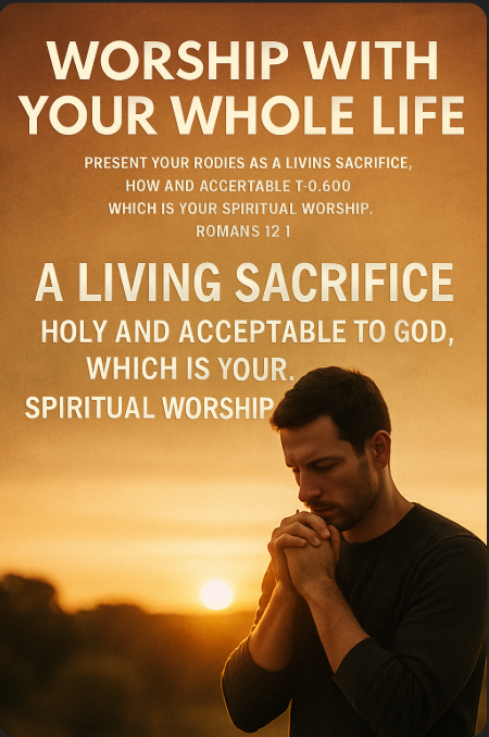 Worship with Our Whole Life – A Reflection on Romans 12:1