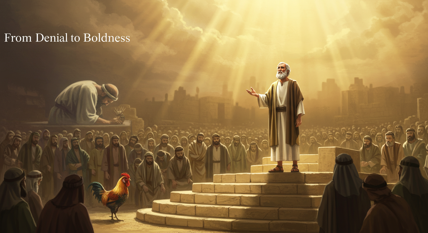 The Boldness of Peter and Redemption: A Journey from Denial to Pillar of Faith