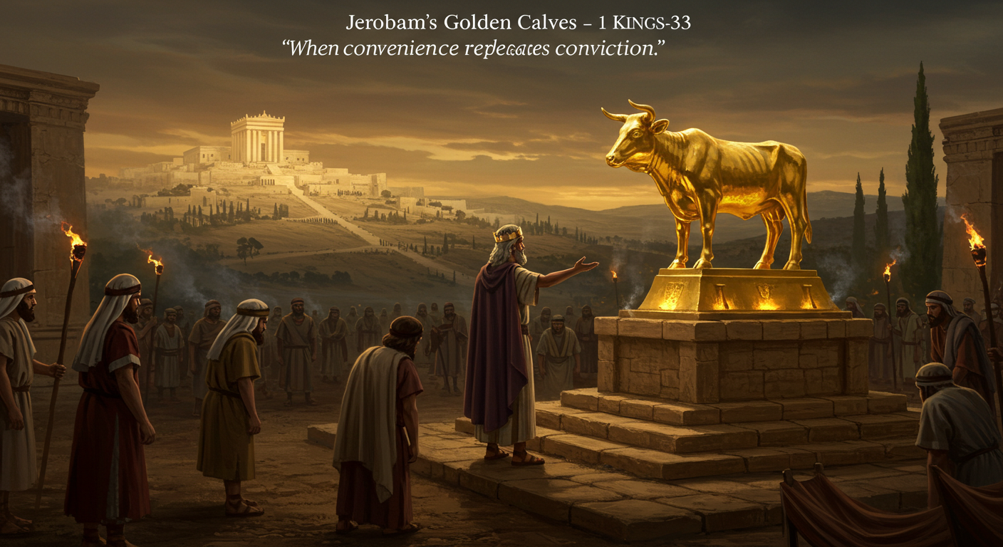 Jeroboam and His Golden Calves: When Convenience Replaces Conviction