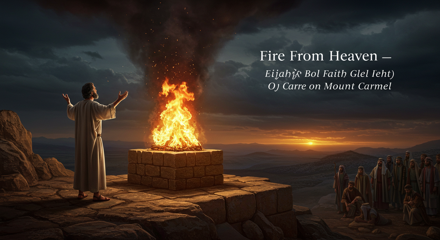 The Bold Faith of Elijah on Mount Carmel: Fire from Heaven and Its Lessons