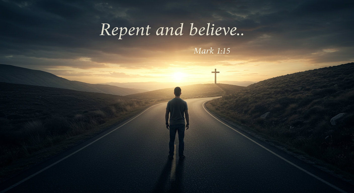 A Simple Step of Faith – The Open Door of Salvation  (Mark 1:15)