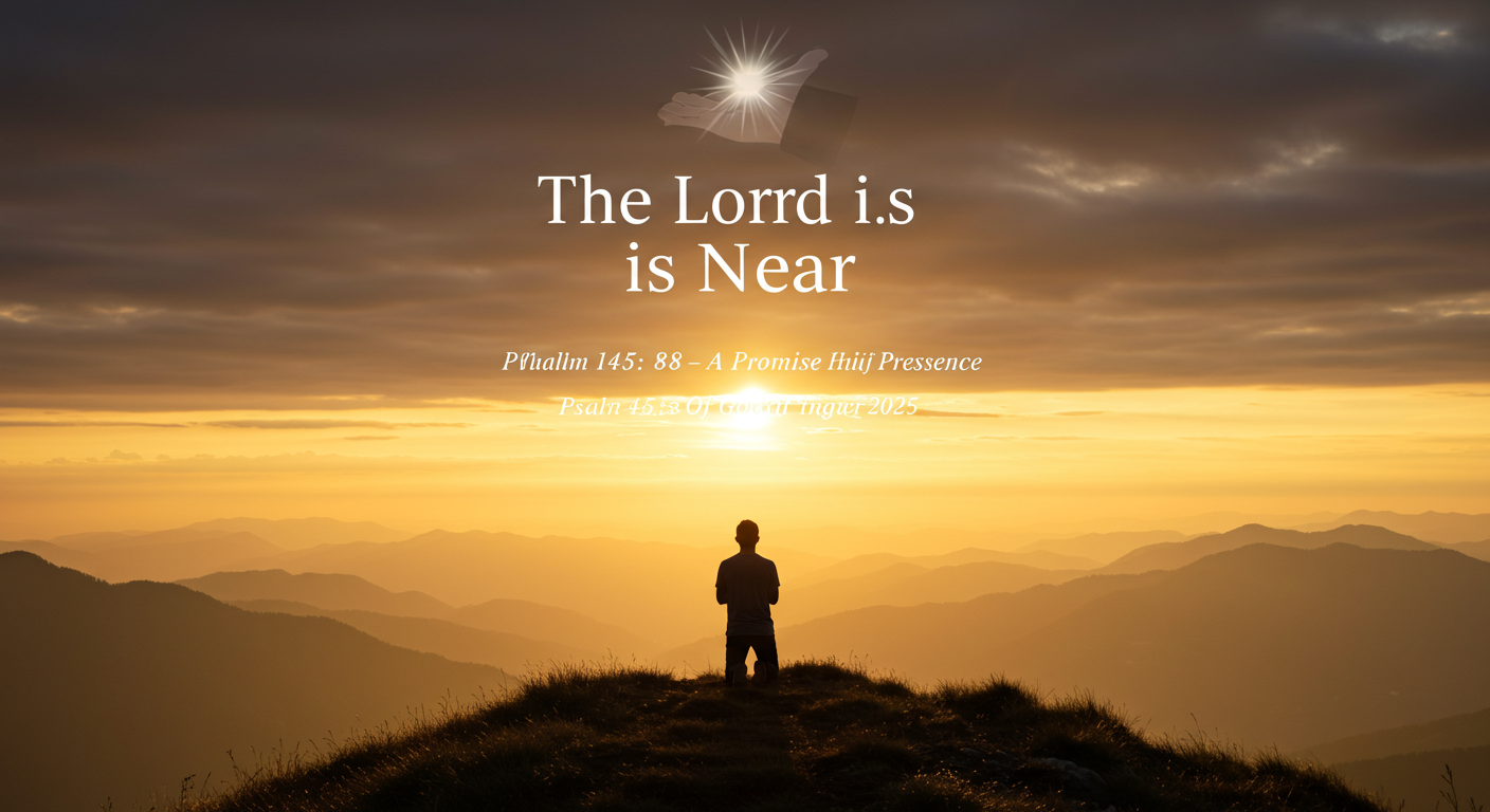 The Lord is Near to All Who Call on Him – A Promise of God's Presence (Psalm 145:18) 2 The Lord is Near to All Who Call on Him – A Promise of God's Presence (Psalm 145:18)