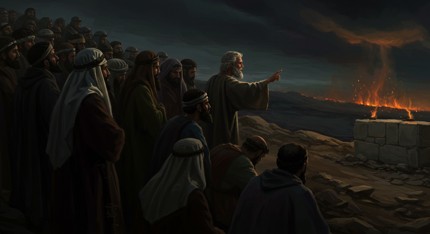 The Confrontation of Elijah on Mount Carmel (1 Kings 18)