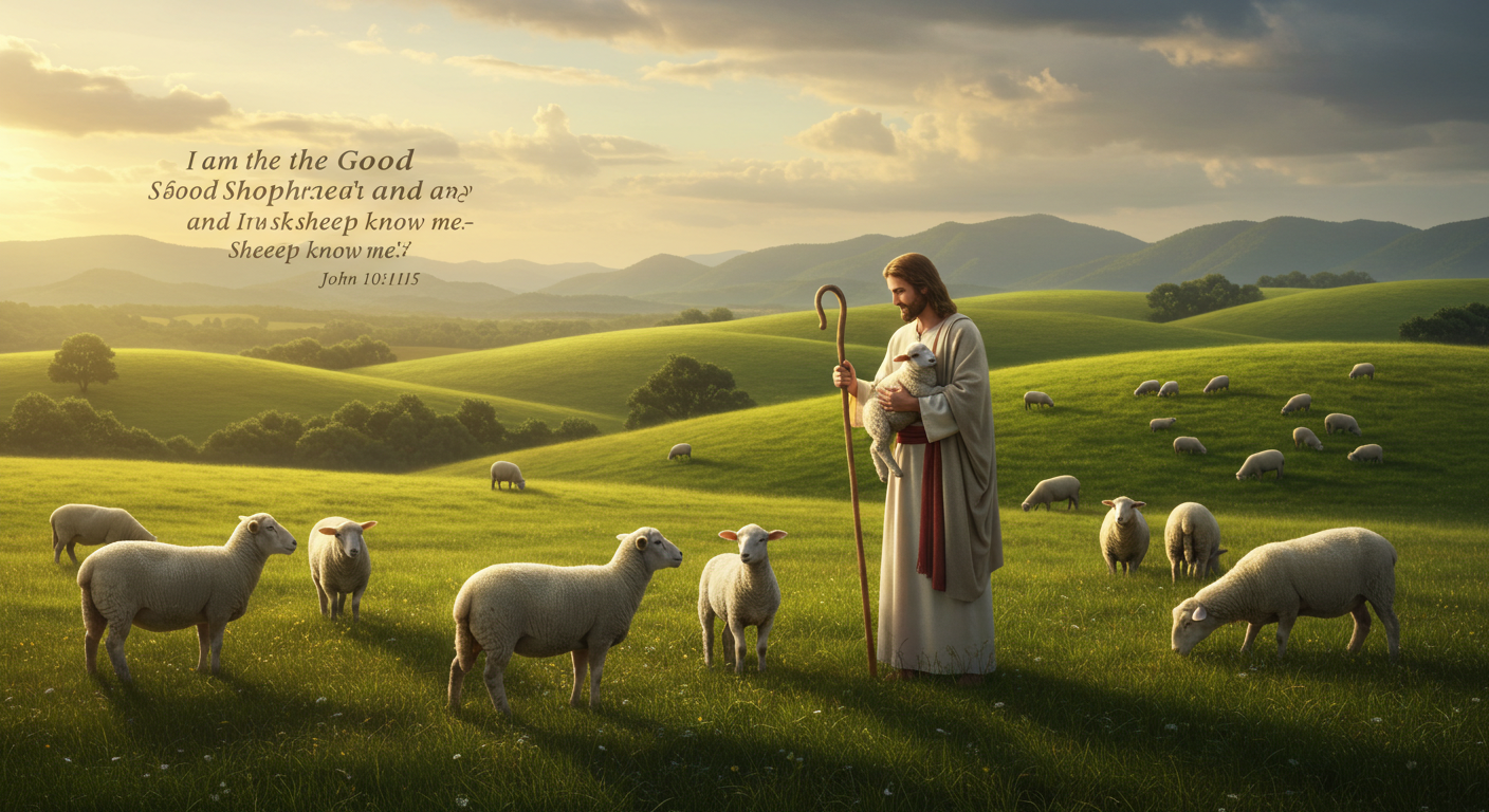 Jesus the Good Shepherd Who Knows His Sheep (John 10:11-15)