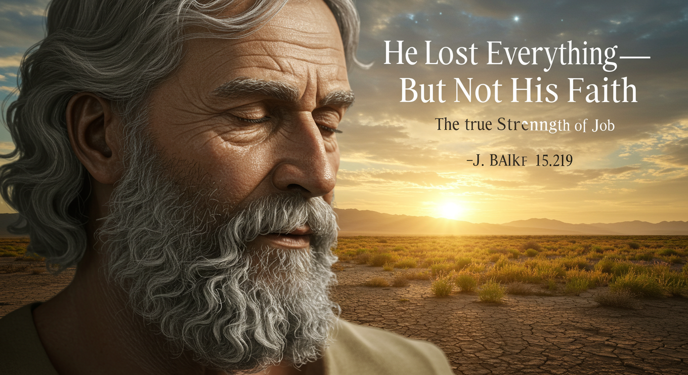 The Faith of Job in Trials: Trusting God When Life Hurts