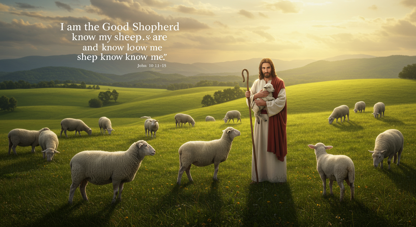 Jesus the Good Shepherd Who Knows His Sheep (John 10:11-15)