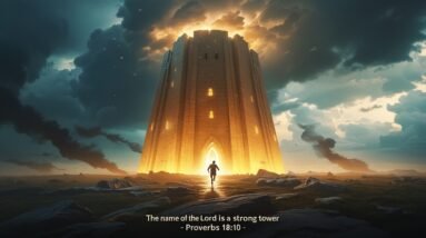 Proverbs 18:10 - The name of the Lord is a fortified tower 24 Leonardo Phoenix 10 A massive glowing stone tower stands tall 2